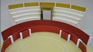 Gradins d'accès du public pour arènes en jouet