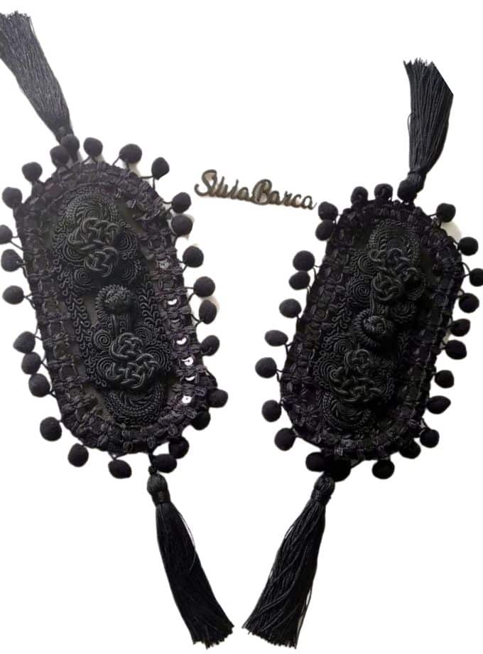 Épaulettes Alamar II de Silvia Barca Hombrera Azabache Alamar II by Silvia Barca