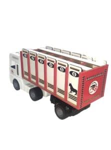 Toy 6-door bull truck in white - Image 4