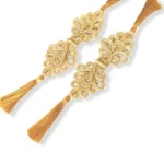 Gold Embossed Shoulder Pads