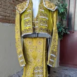 Costume de Torero Jaune Citron et Or