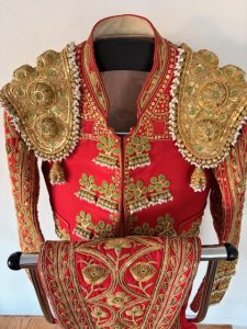 Red and Gold Bullfighter's Suit