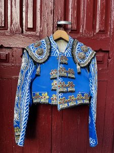 Traje de Luces Azul Añil y Plata5